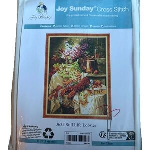 Joy Sunday “Still Life Lobster” Cross Stitch Kit